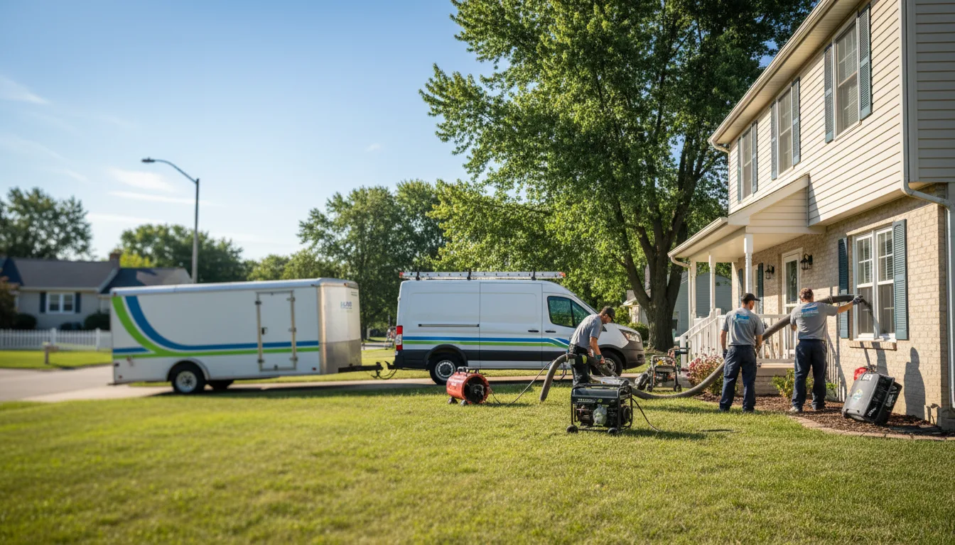 Flooded Basement Restoration And Cleanup With Repair in Pyatt, AR near me